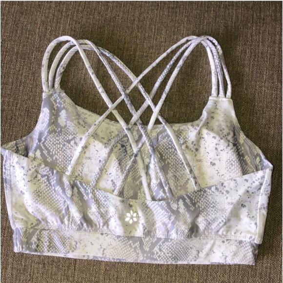 Nine West Active Snakeskin Sports Bra Medium - Picture 2 of 2